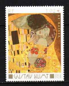 Франция, 2002, Живопись, Густав Климт, 1 марка